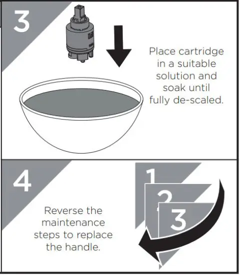 BRISTAN D7 Blitz Chrome Finish Basin Mixer Tap with Clicker Waste - Cartridge Cleaning 2