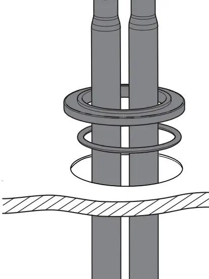 BRISTAN D7 Blitz Chrome Finish Basin Mixer Tap with Clicker Waste - Installation 2