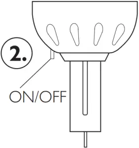 JOHN LEWIS Outdoor Crackle Glass Colour Changing Solar Stakes Assembly 2