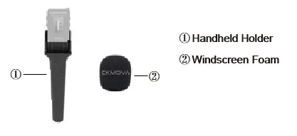 CKMOVA -Vocal -X 2.4G Dual -Channel- Wireless -Microphone -FIG 3