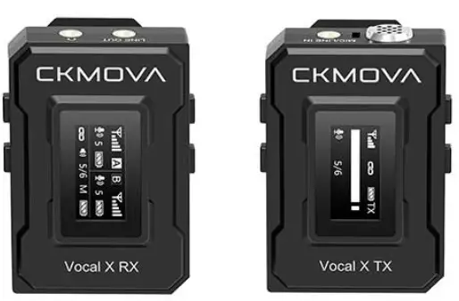 CKMOVA -Vocal -X 2.4G Dual -Channel- Wireless -Microphone -PRODUCT