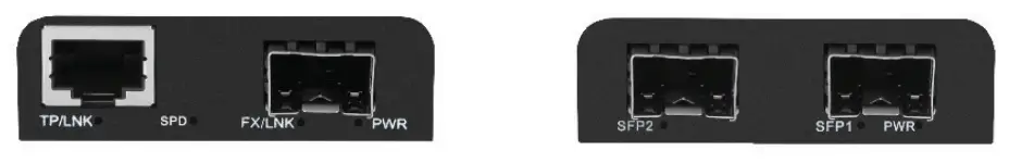 CLEERLINE SSF SFP RJ45 1G Gigabit Fiber Media Converters - DIP Switch Settings