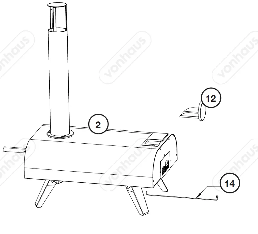 VonHaus-2500553-Tabletop-Pizza-Oven-FIG-11