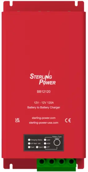 STERLING POWER BB12120 12V to 12V 120A Battery to Battery Charger Handbook