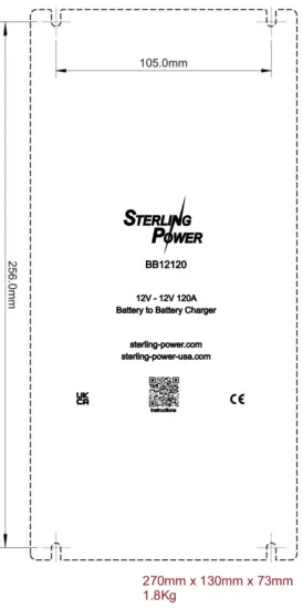 STERLING POWER BB12120 12V to 12V 120A Battery to Battery Charger Handbook - fig10