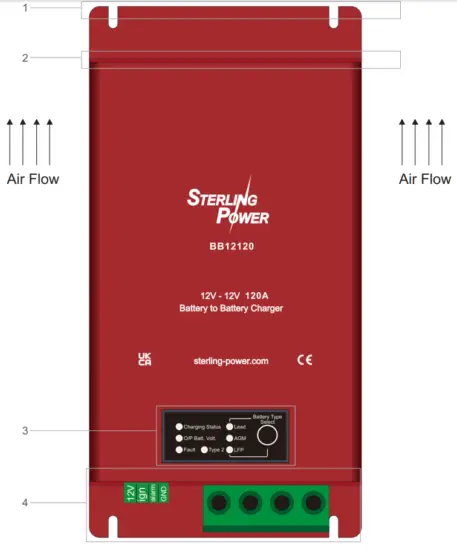 STERLING POWER BB12120 12V to 12V 120A Battery to Battery Charger Handbook - fig12