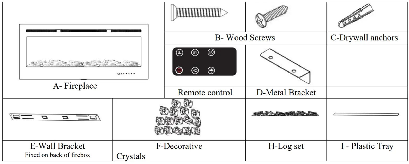 HEARTLAND IF 1336 Electric Fireplace-fig1