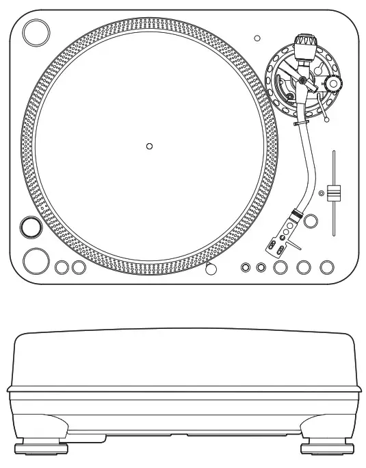 audio-technica Direct Drive Professional Turntable ----- AT-LP1240