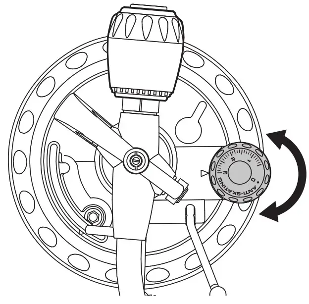 audio-technica Direct Drive Professional Turntable ----- Setting the anti-skate adjustment