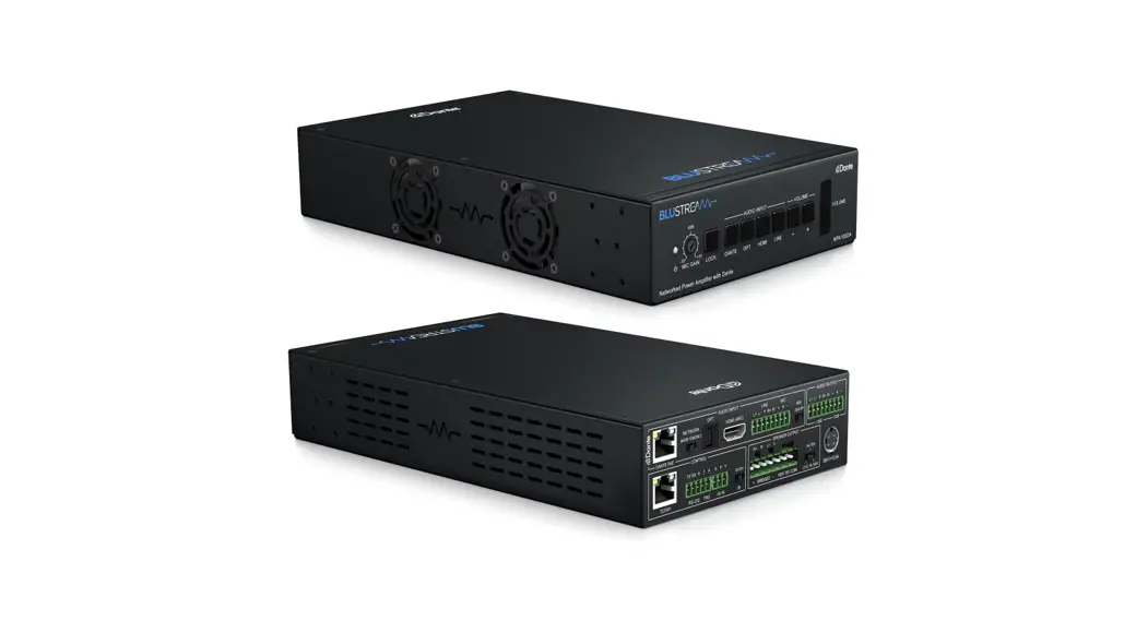 Blustream Npa100da Networked Power Amplifier With Dante User Manual Blustream Npa100da Networked Power Amplifier With Dante User Manual