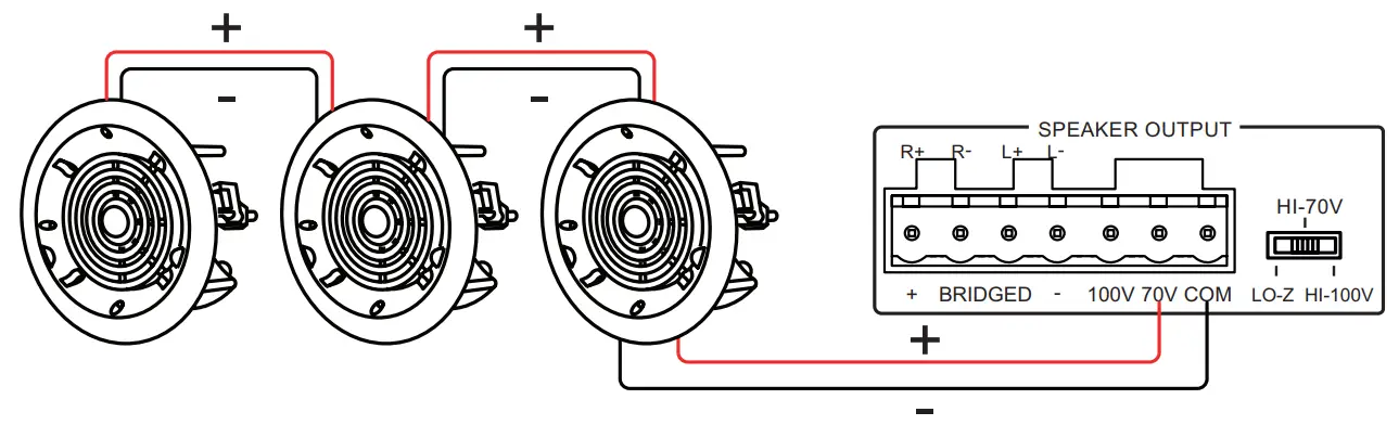 BLUSTREAM NPA100DA Networked Power Amplifier with Dante - Speakers 1