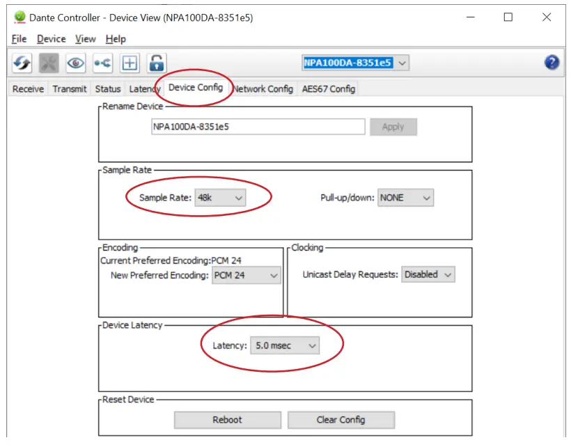 BLUSTREAM NPA100DA Networked Power Amplifier with Dante - app 12