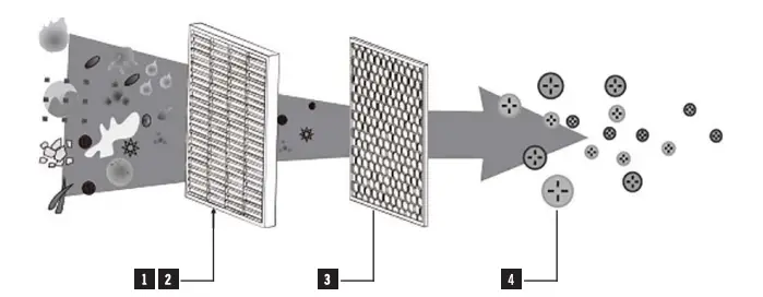 FOUR-STEP FILTER PURIFICATION SYSTEM