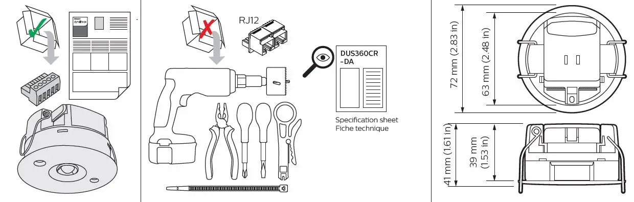 PHILIPS DUS360CR-DA Multifunction Sensor-fig1