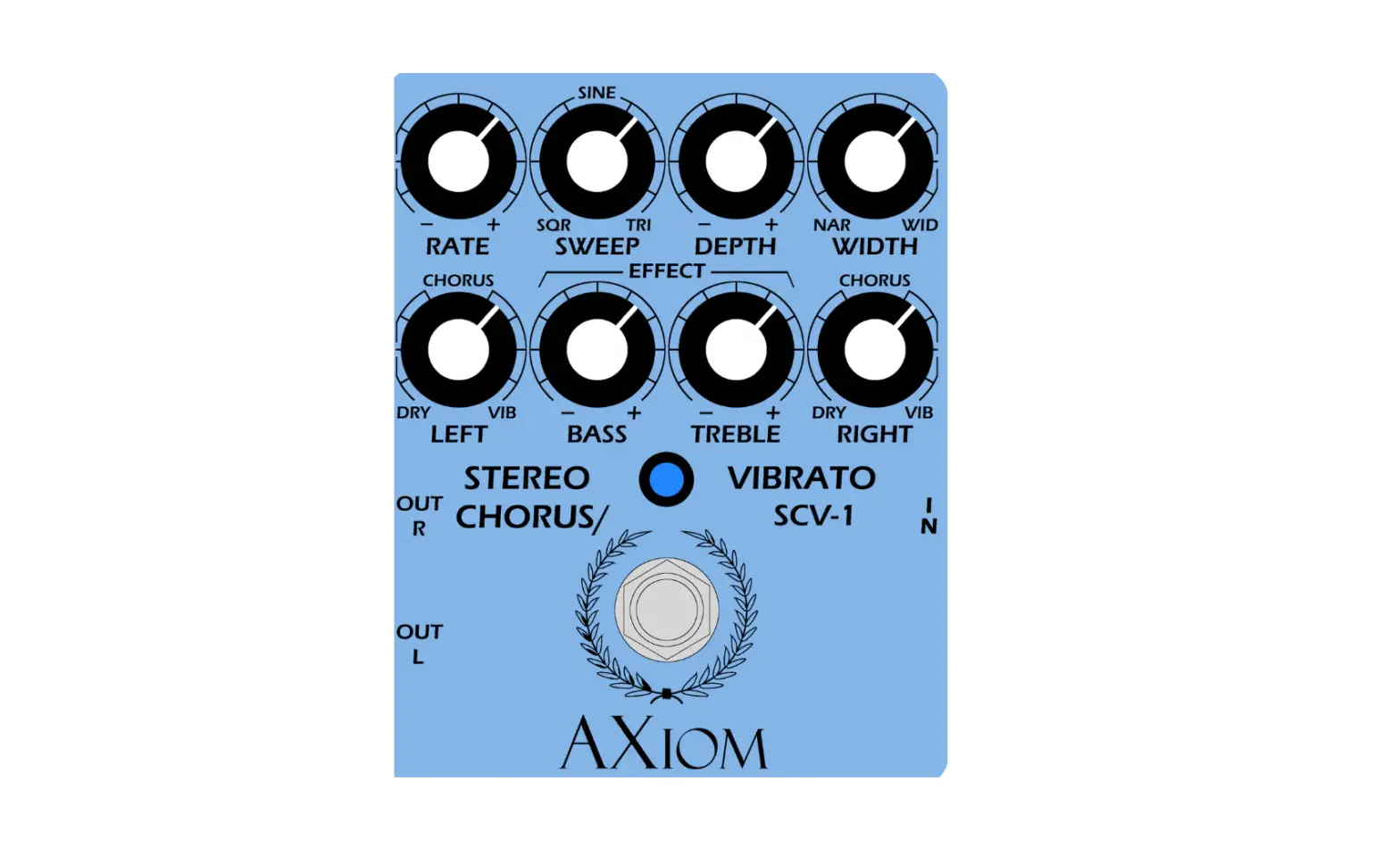 Axiom Scv-1 Stereo Chorus-vibrato User Manual Axiom Scv-1 Stereo Chorus-vibrato User Manual