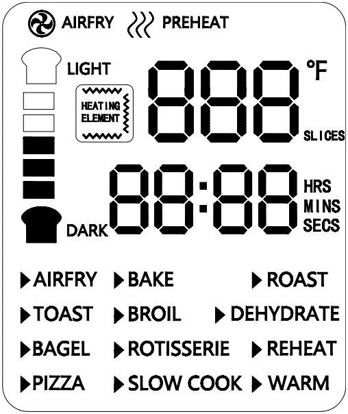 thdstatic A05000B Silver Stainless Steel Air Fry Oven - FIG 26