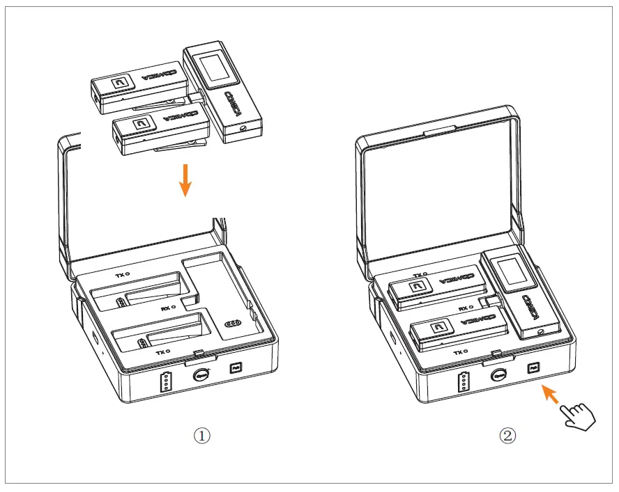 COMICA VDLive 10 USB Versatile 2.4G Wireless USB Microphone-FIG8