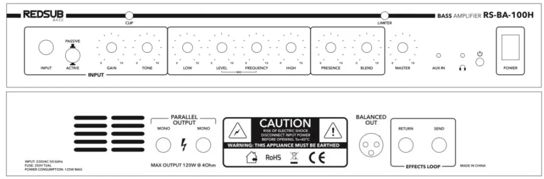REDSUB-RS-BA-100-100W-Bass-Amplifier-Head-fig-1