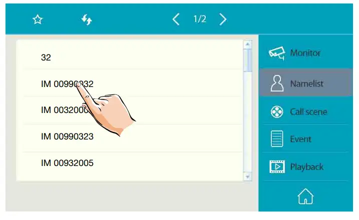 XtendLan DPM-IP71R 7 Inch Guard Station Monitor - y digital numbers