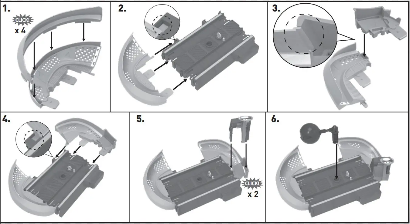 MARIOKART Chain Chomp Trackset Instructions - How to build