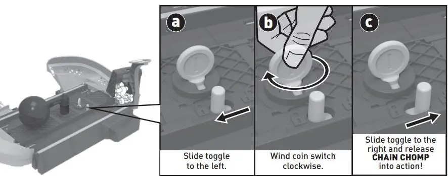MARIOKART Chain Chomp Trackset Instructions - Set up CHAIN CHOMP