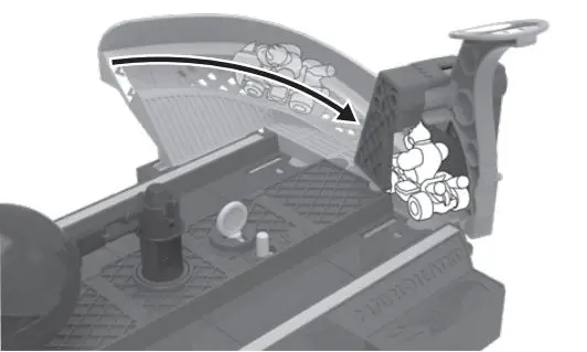 MARIOKART Chain Chomp Trackset Instructions - Slam to launch for the next lap once your kart is ready at starting line
