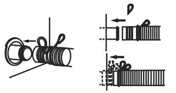 kleenmaid LWT1210 12kg Top Load Washing Machine - drain hose