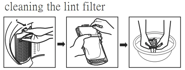 kleenmaid LWT1210 12kg Top Load Washing Machine - inlet filter 1