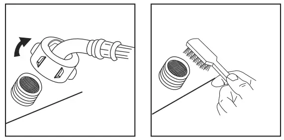 kleenmaid LWT1210 12kg Top Load Washing Machine - inlet filter