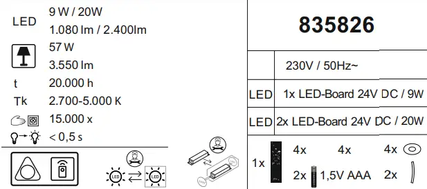 Paul-Neuhaus-835826-Yuki-Ceilin--LED-Light-1