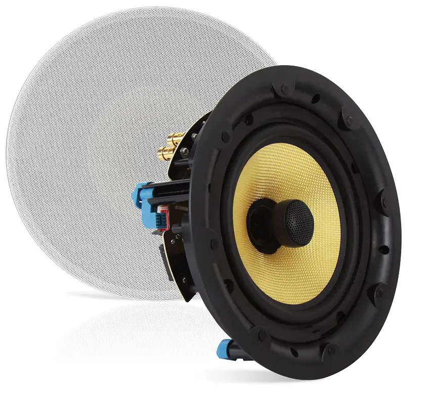 6.5”-Ceiling-Speaker-Set - 2-Way-Full-Range-Speaker-(Pair)-Built-in-Electronic-Crossover-Network-imgg