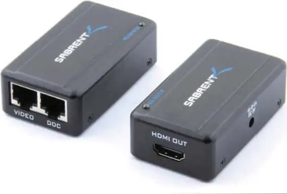 Sabrent Hdmi Extension Cable Over Cat5 User Manual