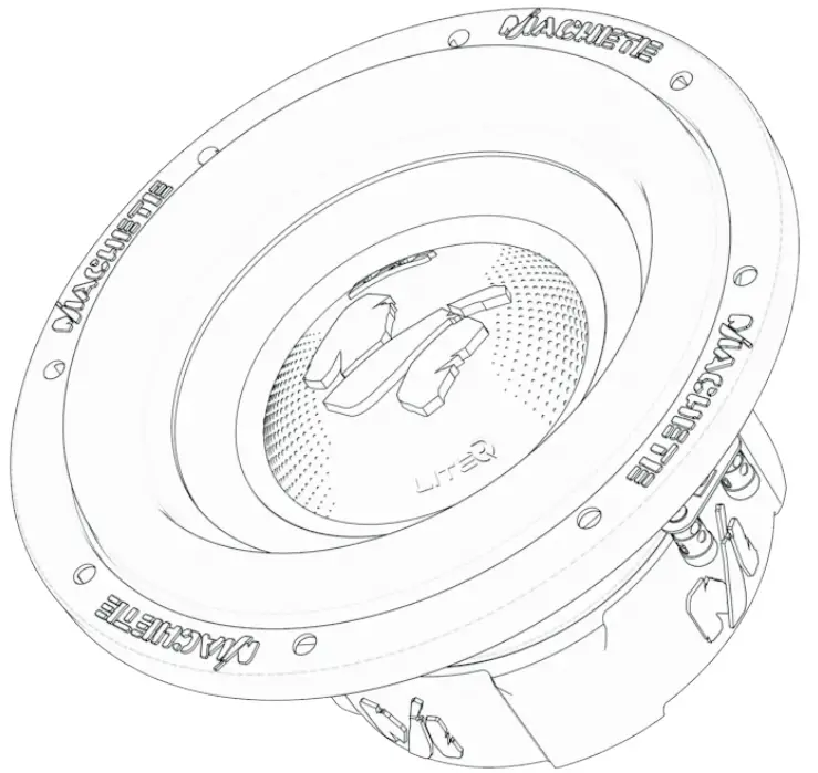 Deaf Bonce ML 10R D2 Machete Subwoofer