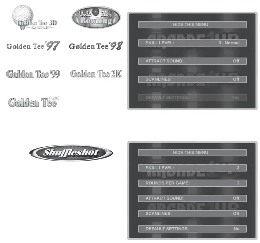 ARCADE1UP GLD-A-200911 Golden Tee 3D Golf 19 Inch Arcade with Lit Marque - fig 2