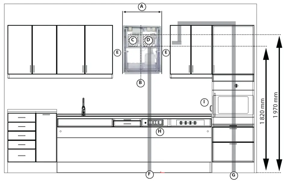 GRANBERG Diago 504 Height ADJ Wall Cabinet Lift - Figure 7