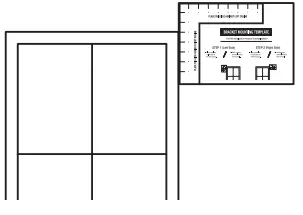 Optional Bracket Mounting Template 3