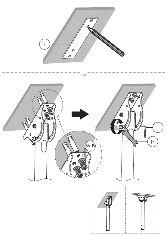 Neomounts-NM-C440DBLACK-Monitor-Ceiling-Mount-fig-4