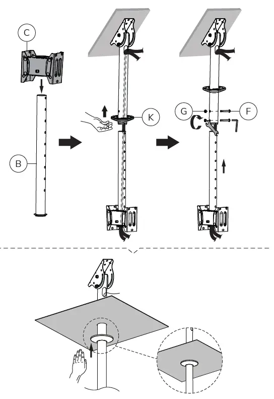 Neomounts-NM-C440DBLACK-Monitor-Ceiling-Mount-fig-6