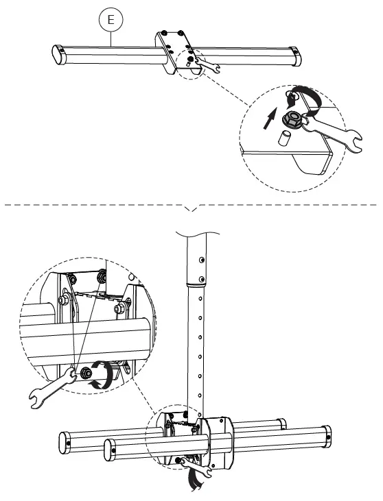 Neomounts-NM-C440DBLACK-Monitor-Ceiling-Mount-fig-7