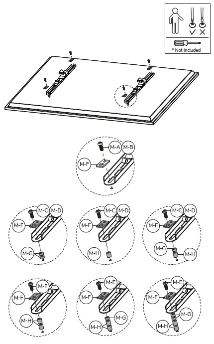 Neomounts-NM-C440DBLACK-Monitor-Ceiling-Mount-fig-9
