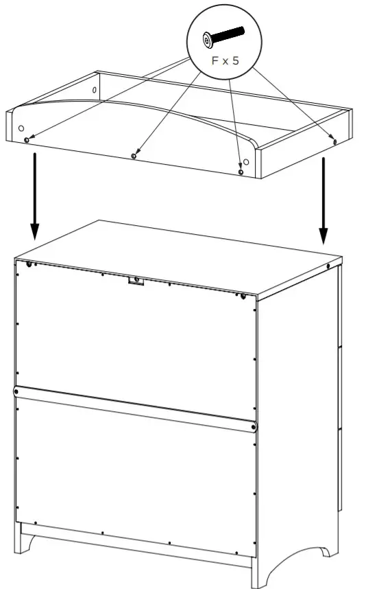east cast Alby Dresser - Assembly 13