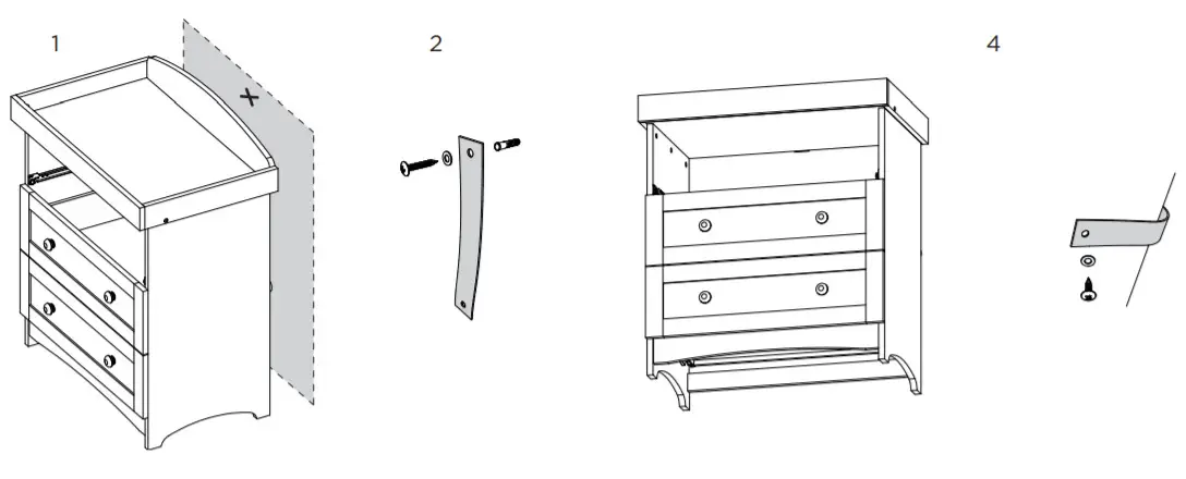east cast Alby Dresser - Assembly 16