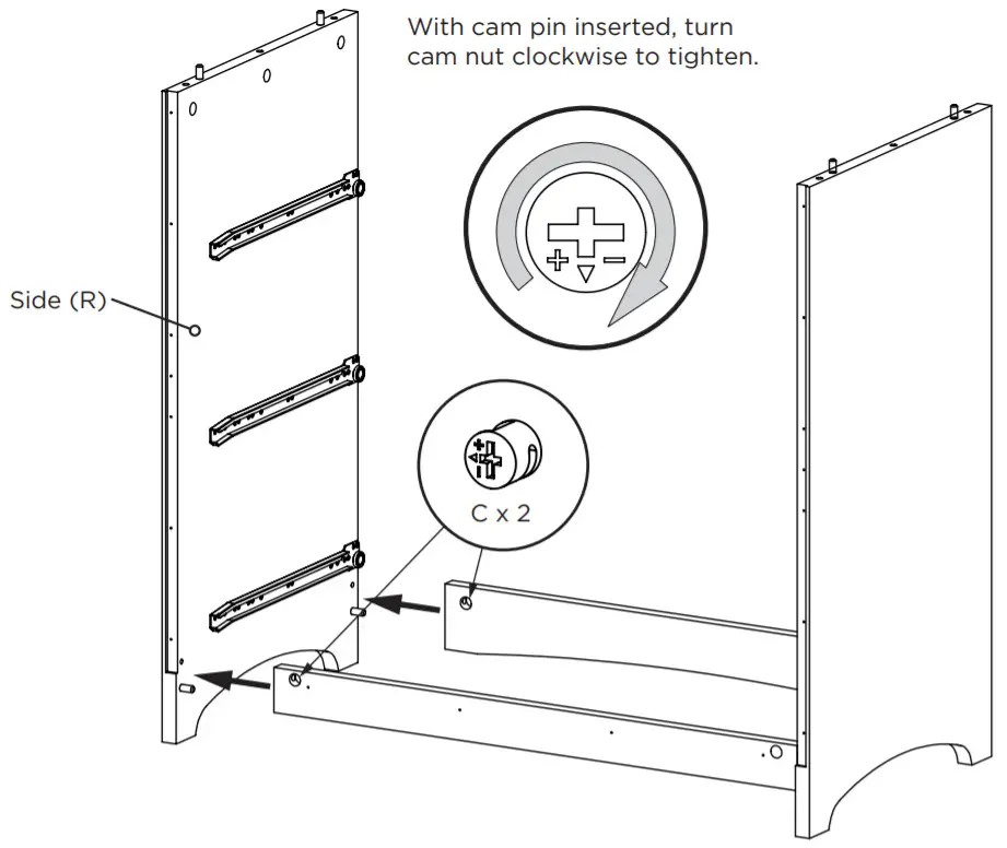 east cast Alby Dresser - Assembly 3