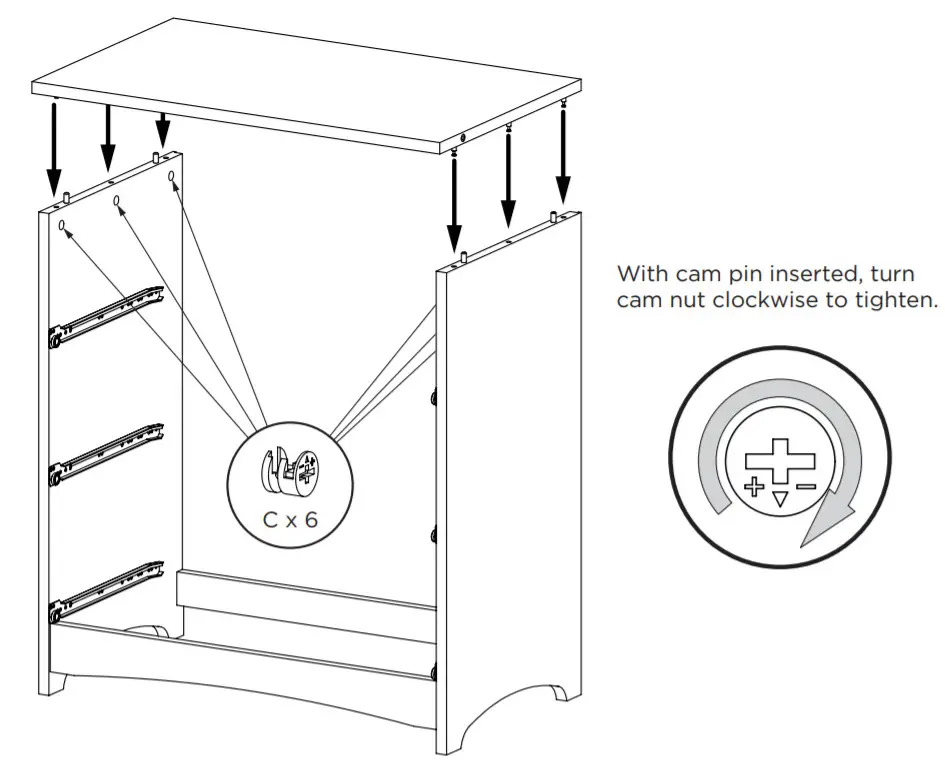 east cast Alby Dresser - Assembly 5