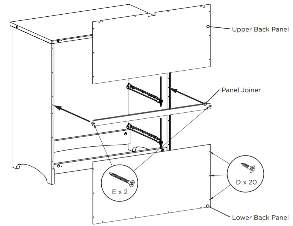 east cast Alby Dresser - Assembly 6