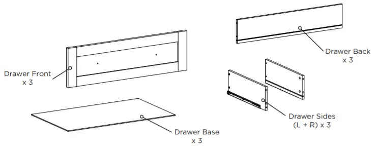 east cast Alby Dresser - Wooden Parts2