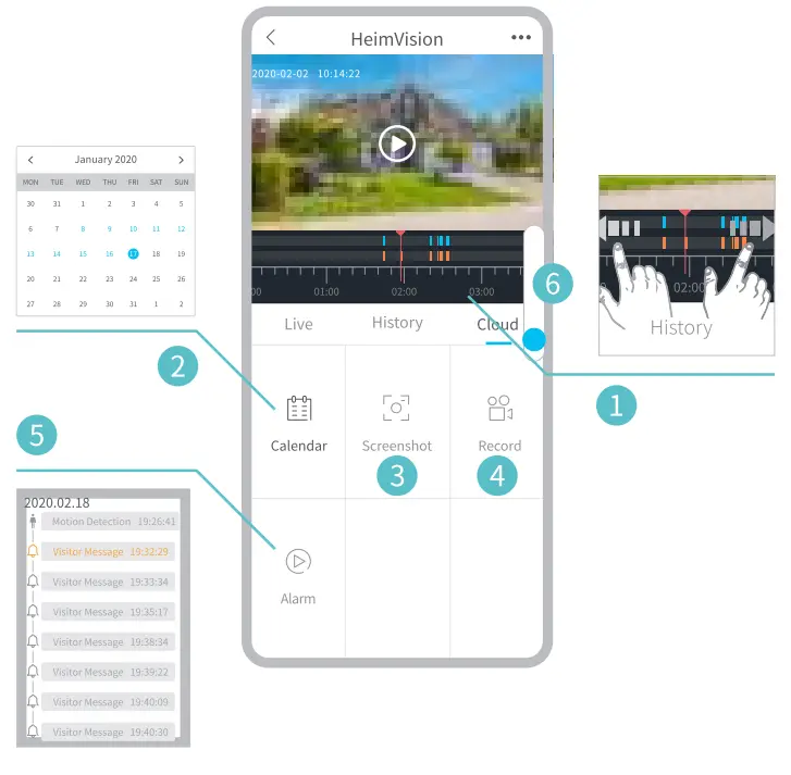HeimVision Freed 3 Outdoor Indoor Battery Camera - contarct camera13