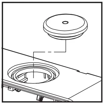 hager WIS0085 Sockets Outlets - Cable Entry