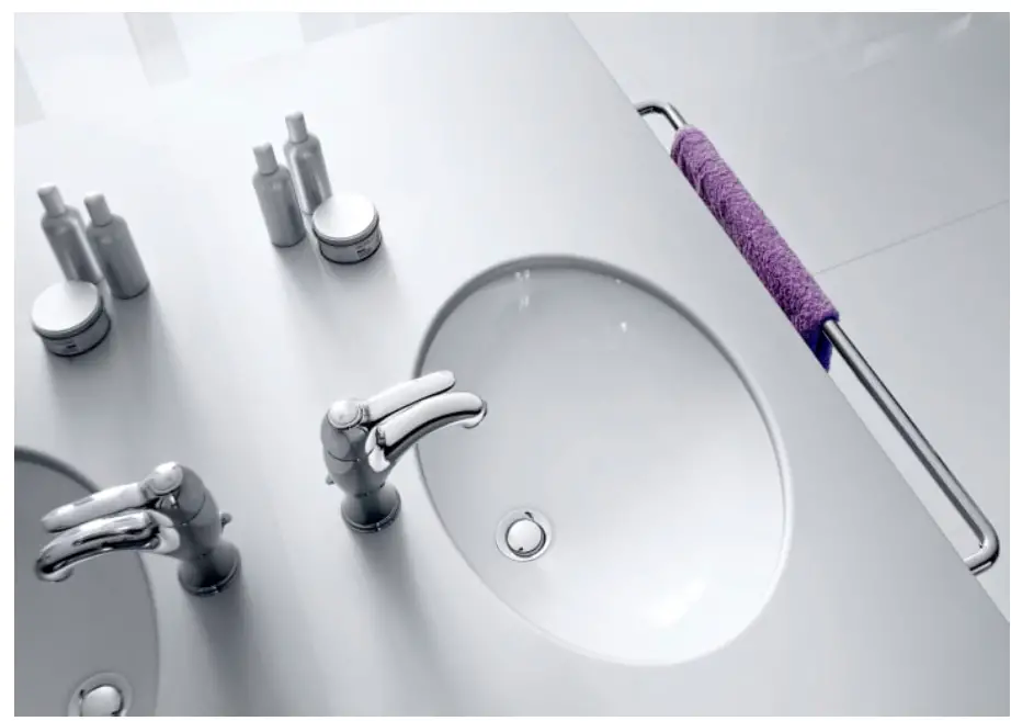 Roca A327899000 Under Countertop Vitreous China Basin - 3