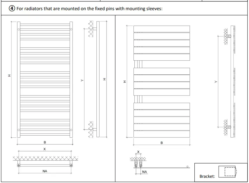 XIMAX 4935BTU Oxford Duo Horizontal Designer Radiator-fig8